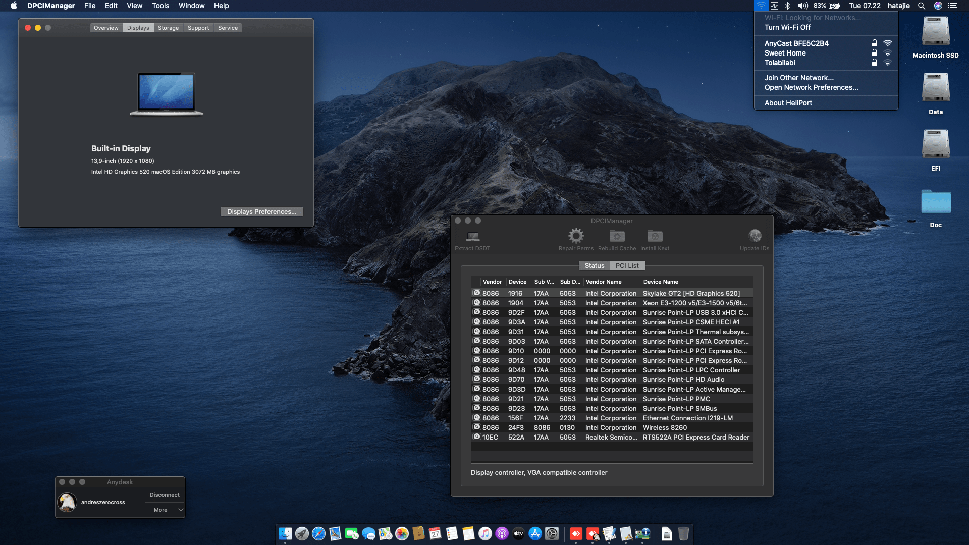 Lenovo Thinkpad T460 2nd [SkyLake   Intel HD 520]   OpenCore 2